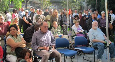 A large crowd celebrated at Lake City Court on Sept. 20, 2011