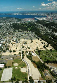 An aerial view of High Point