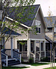 Rental homes in the first phase of NewHolly.